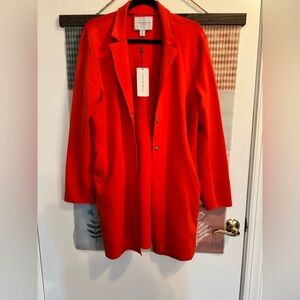 Carolina Belle Women's Vibrant Orange Trench Coat